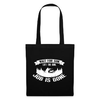 Funny Duck Hunting Design Hunter Hunting Duck Design - Tote Bag - black - Front
