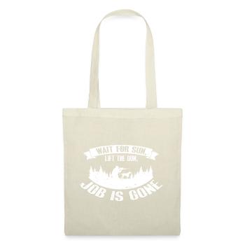 Drôle de conception de chasse au canard Hunter Hunting Duck Design - Sac en tissu - nature - Devant