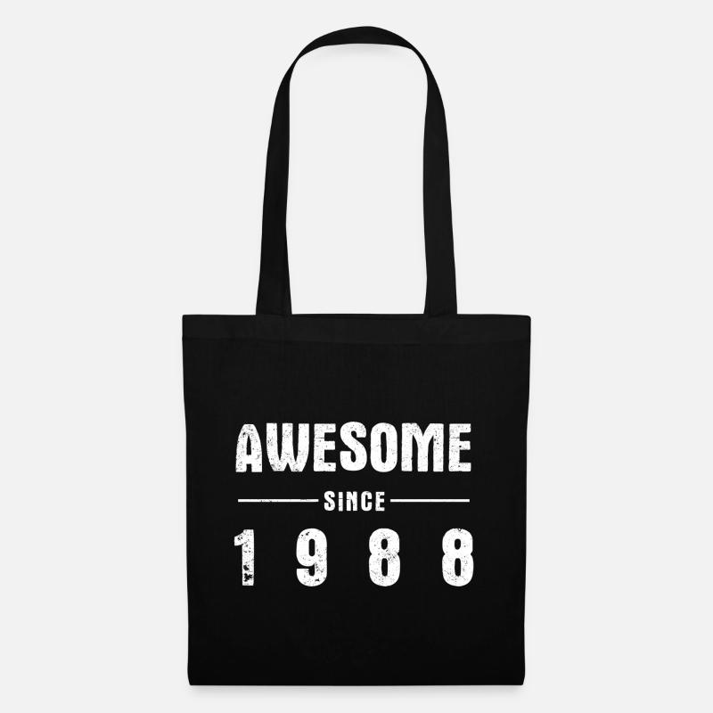 Awesome -since- 1988 - Tote Bag - black