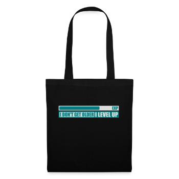 get older level up - Tote Bag - black - Front