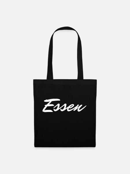 Essen - Stoffbeutel - Schwarz