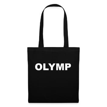 Olymp Berg der Götter und der Kräfte. Bodybuilder - Stoffbeutel - Schwarz - Vorne