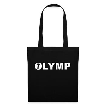 Olymp Berg der Götter und der Kräfte. Bodybuilder - Stoffbeutel - Schwarz - Vorne