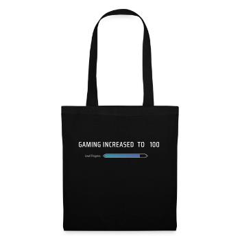 Augmentation du nombre de jeux à 100 - Sac en tissu - noir - Devant