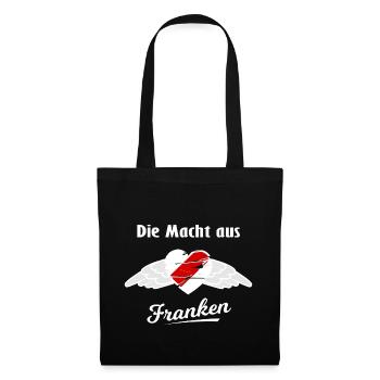 Die Macht aus Franken - Stoffbeutel - Schwarz - Vorne