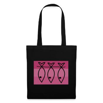 SARDINE. FISH. APRIL FOOL. EASTER. SEA - Tote Bag - black - Front