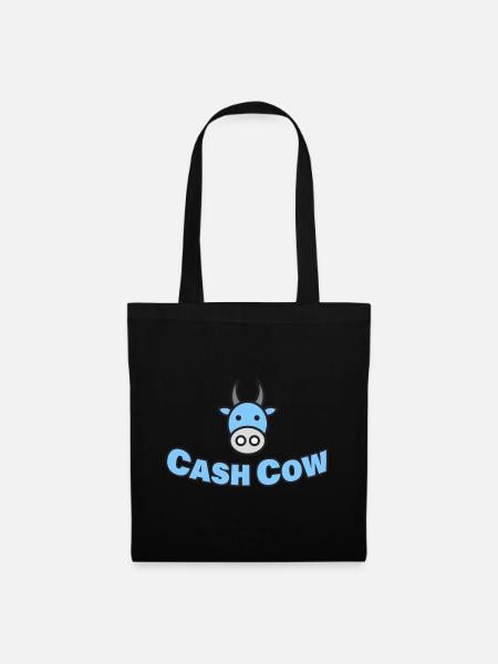 CASH COW - Stoffbeutel - Schwarz