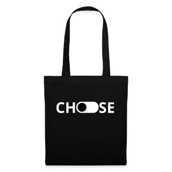 Choose - gift idea - Tote Bag - black - Front
