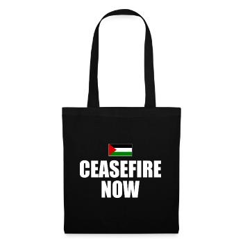 ceasefire now - Tote Bag - black - Front
