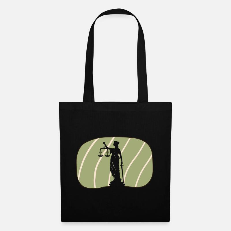 Anwalt Gericht Richter - Stoffbeutel - Schwarz