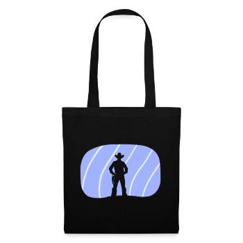 Cowboy Rider Lasso - Tote Bag - black - Front