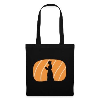 Read novel - Tote Bag - black - Front