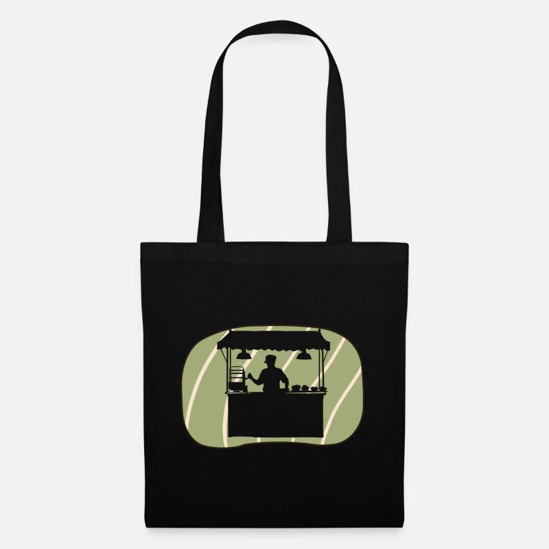 Snack Burger - Tote Bag - black