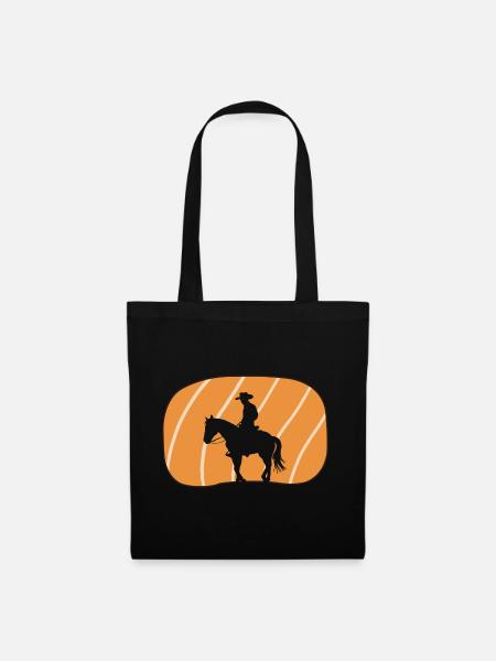 Cowboy Ranch - Stoffbeutel - Schwarz