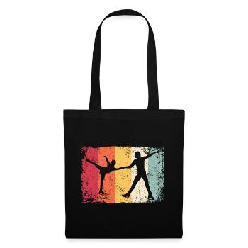 Figure Skating Figure Skating Ice Skating - Tote Bag - black - Front