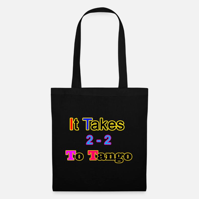 It Takes 2 to Tango - Tote Bag - black