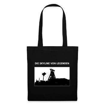 Bergbau - Die Skyline von Legenden - Stoffbeutel - Schwarz - Vorne