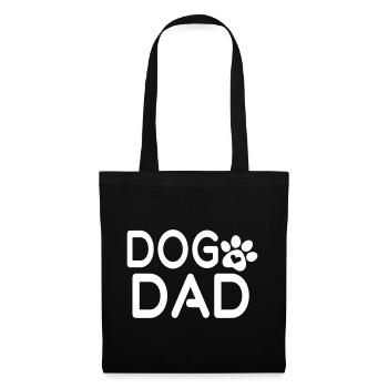Dog Dad - Tote Bag - black - Front
