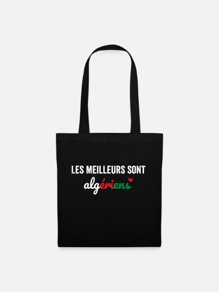 Les meilleurs sont Algériens - Sac en tissu - noir