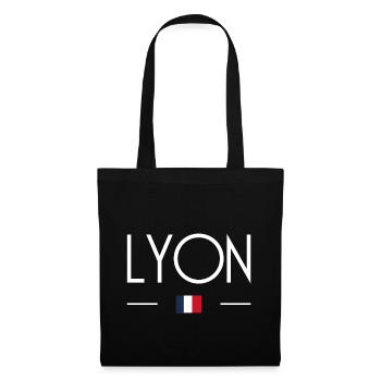 Lyon - Sac en tissu - noir - Devant