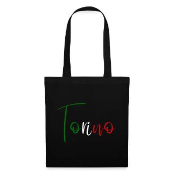 Amo Torino, elegant minimalist design - Tote Bag - black - Front