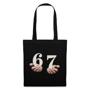 6-7 Gen Alpha Meme | Slang Humor Trend - Tote Bag - black - Front
