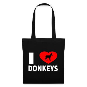 donkey - Tote Bag - black - Front