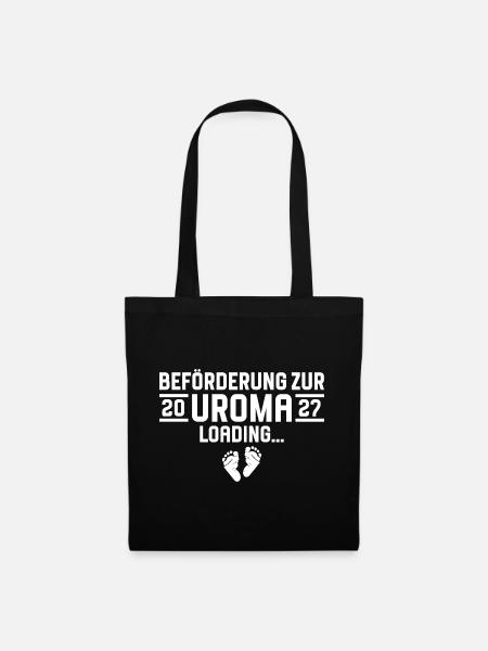 Beförderung zur Uroma 2027 loading - Stoffbeutel - Schwarz
