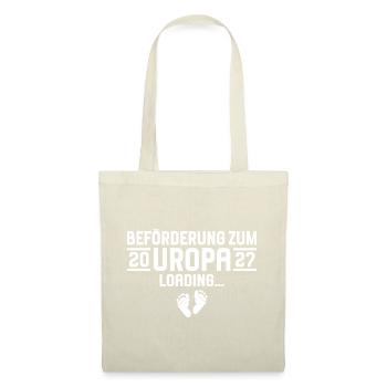 Beförderung zum Uropa 2027 loading - Stoffbeutel - Natur - Vorne