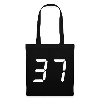 digitale_zahl_37- - Tote Bag - black - Front