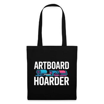 Print Designer Artboard Hoarder Creative Designer - Tote Bag - black - Front