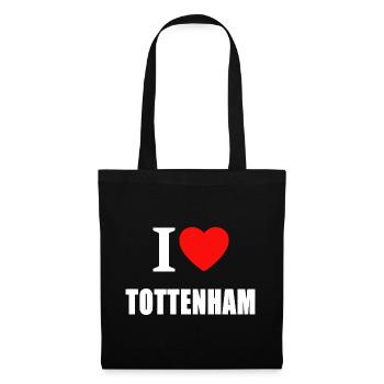 I Love Tottenham - Tote Bag - black - Front
