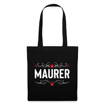 Bricklayer profession - Tote Bag - black - Front