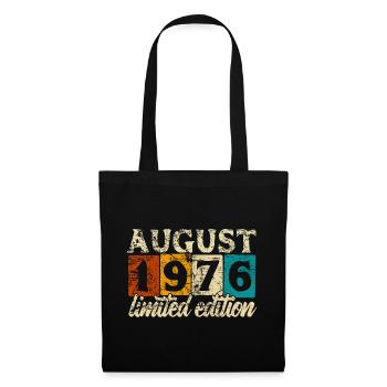 Édition limitée cadeau d’anniversaire d’août 1976 - Sac en tissu - noir - Devant