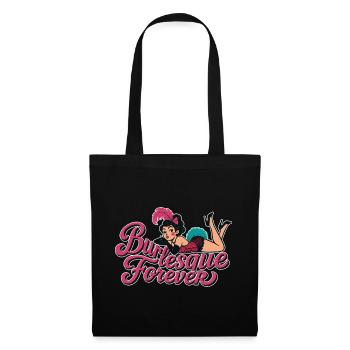 Burlesque Forever: Vintage Pin-Up Beauty - Tote Bag - black - Front