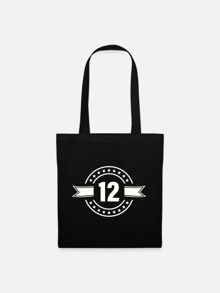 12 - Stoffbeutel - Schwarz