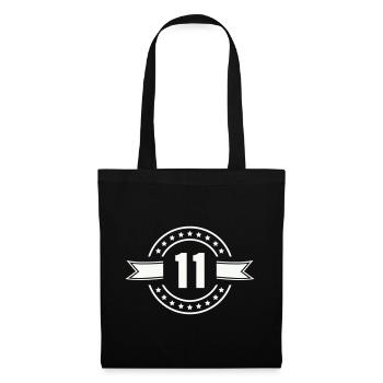 11_zahl - Tote Bag - black - Front