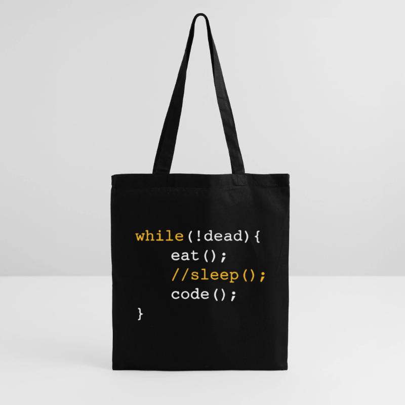 Pendant que vous êtes mort - répétez le code du sommeil si vous le codez Sac en tissu