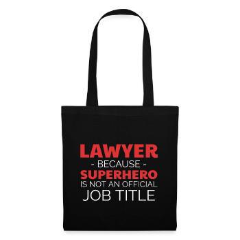 Lawyer Lawyer Lawyers Gift Idea Jura - Tote Bag - black - Front