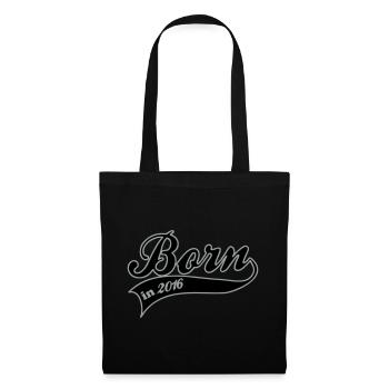 born in 2016 - Tote Bag - black - Front