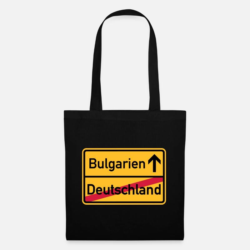 Bulgarien - Stoffbeutel - Schwarz