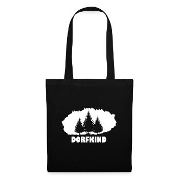 Dorfkind - Stoffbeutel - Schwarz - Vorne