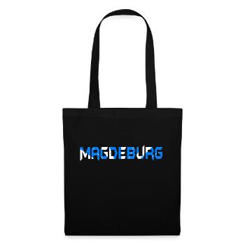 Magdeburg Ville natale à la maison - Sac en tissu - noir - Devant
