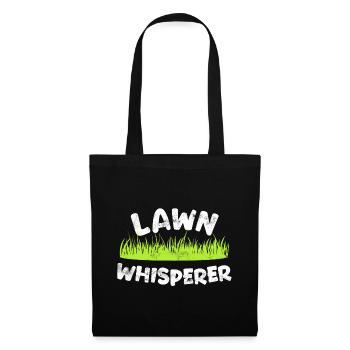 Lawn Mower Garden Gardener - Tote Bag - black - Front