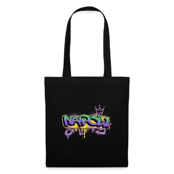Naples Napoli Italy City Graffiti Spray Sprayer - Tote Bag - black - Front