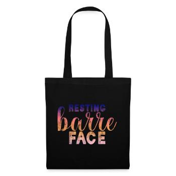 Resting Barre Face 3 - Tote Bag - black - Front