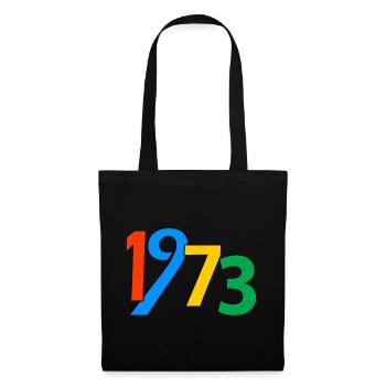50e anniversaire 1973 50 ans Cadeaux pour hommes Femmes - Sac en tissu - noir - Devant