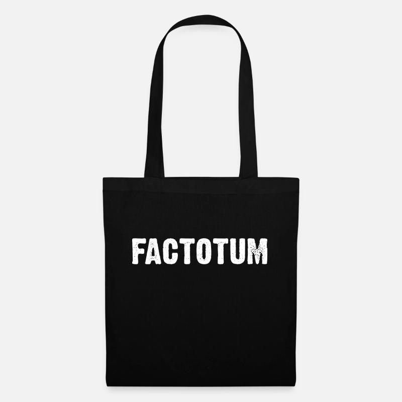 Factotum - Stoffbeutel - Schwarz