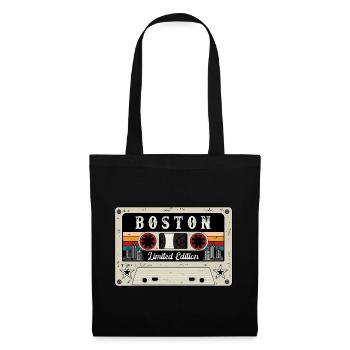 Vintage Boston City - Tote Bag - black - Front