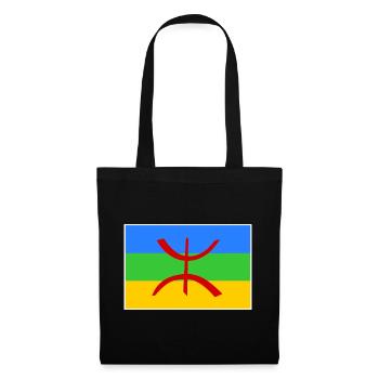 Amazigh - Sac en tissu - noir - Devant